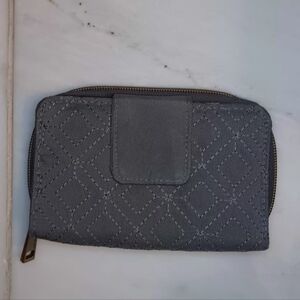 Travelon Embroidered Zippered Ladies RFID Wallet